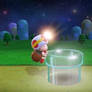 Captain Toad following the group 