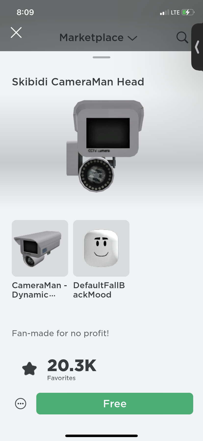 Head Camera - Roblox