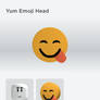 Yum emoji head