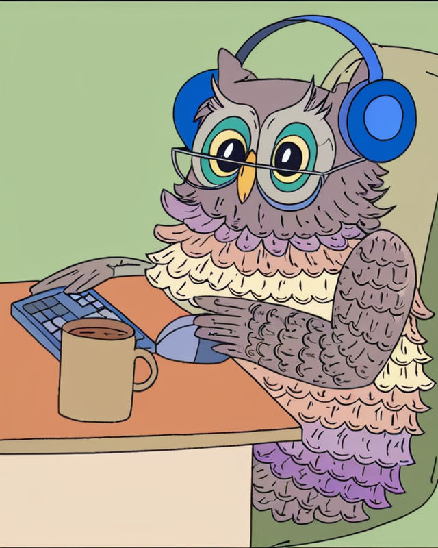 Owl Computer Owl on computer 4 by Haros98 on DeviantArt