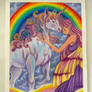 Rainbow Unicorn and Her Fairy Friend