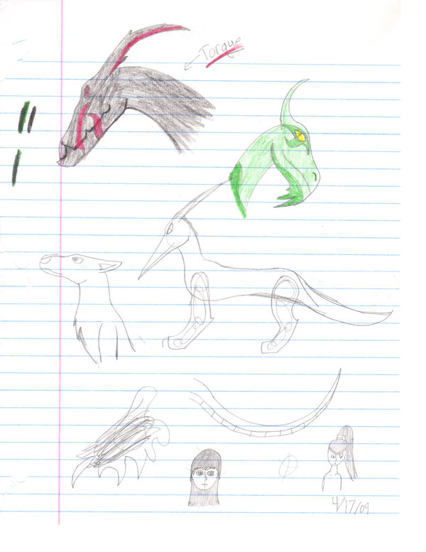 Torque and Sketches by DemonicFury on DeviantArt