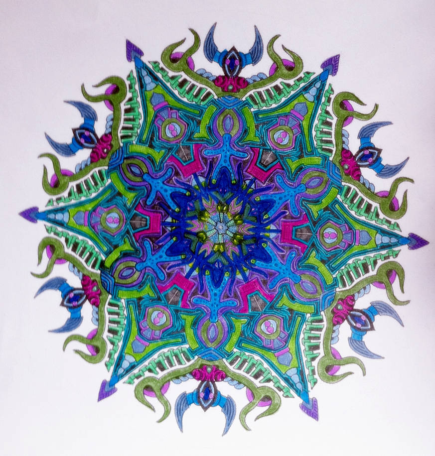 mandala colored my merpa 2 by merpagigglesnort