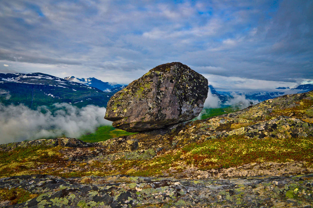 on the rocks