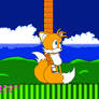 Tails in Emerald Hill Zone