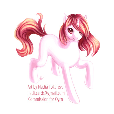 Pony Commission for Qyrn part 1