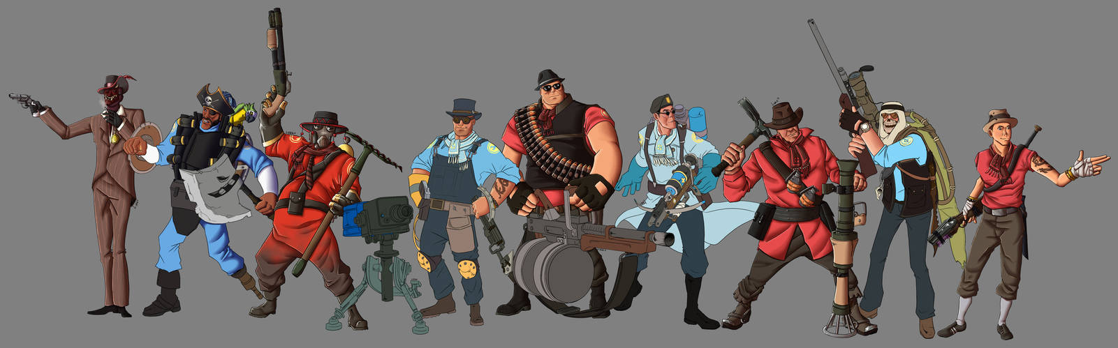 -CE- TF2 Class Colours by EmzieTowers on DeviantArt