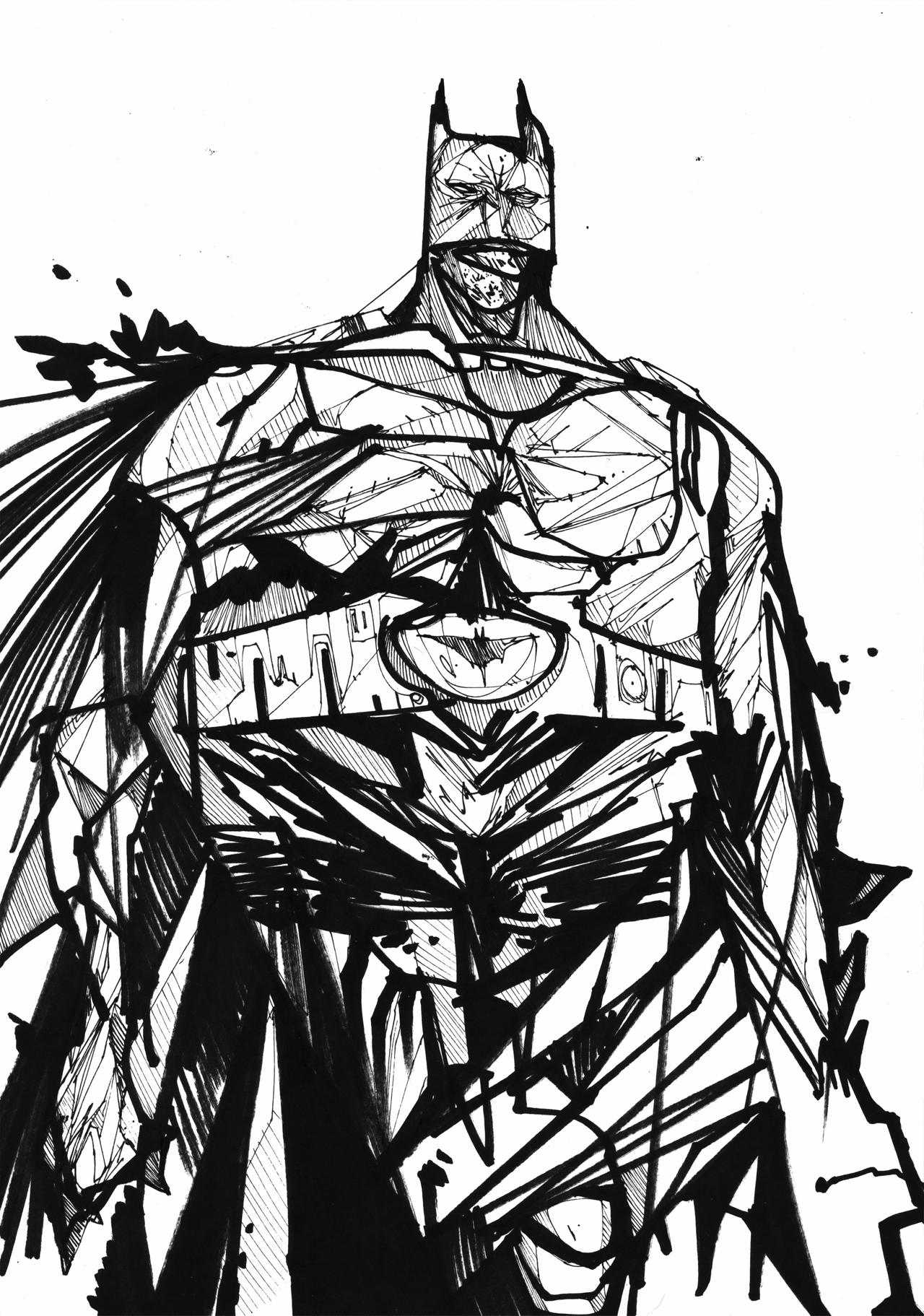 Batman Comic Ink BATMAN INK by Mims1105 on DeviantArt