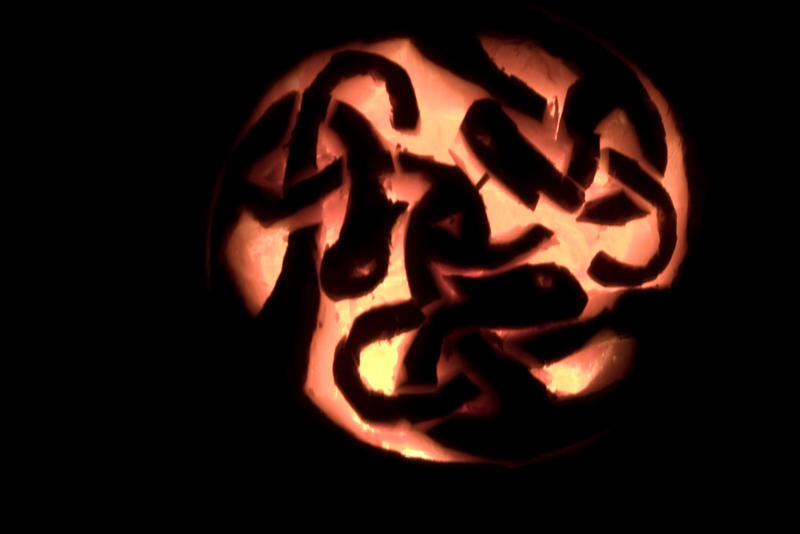 Celtic Knot Jack-O-Lantern