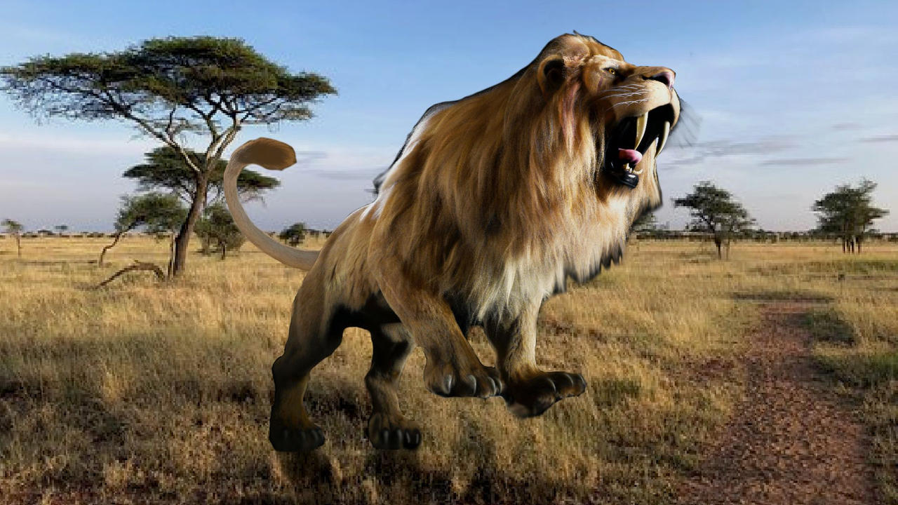 Sabertooth Lion by ZSOMBILAND on DeviantArt