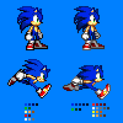 Sonic Game ''on''e :Spriting by KellyTheSeyky on DeviantArt
