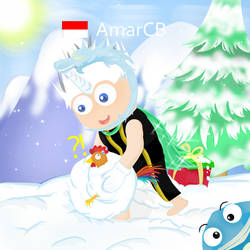 Growtopia Fanart Amarcb - Rolling the snow