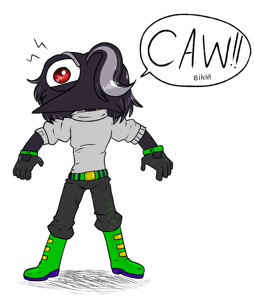 Byron the frikin' raven by 19crowbar19 on DeviantArt