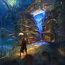 Adventurer and crypt of wine vine