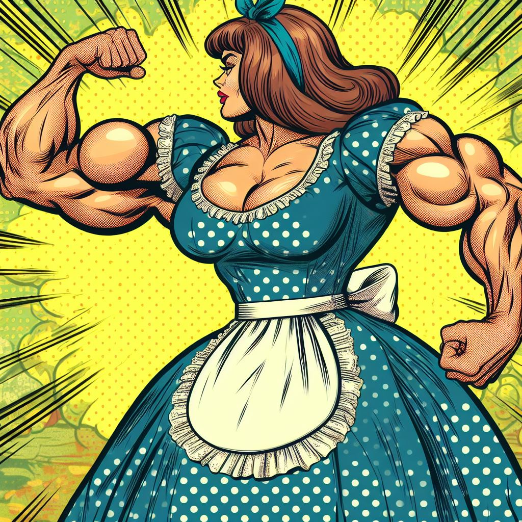 Muscular Corn Classic Comic Lady Muscle Transformation by box2440 on DeviantArt
