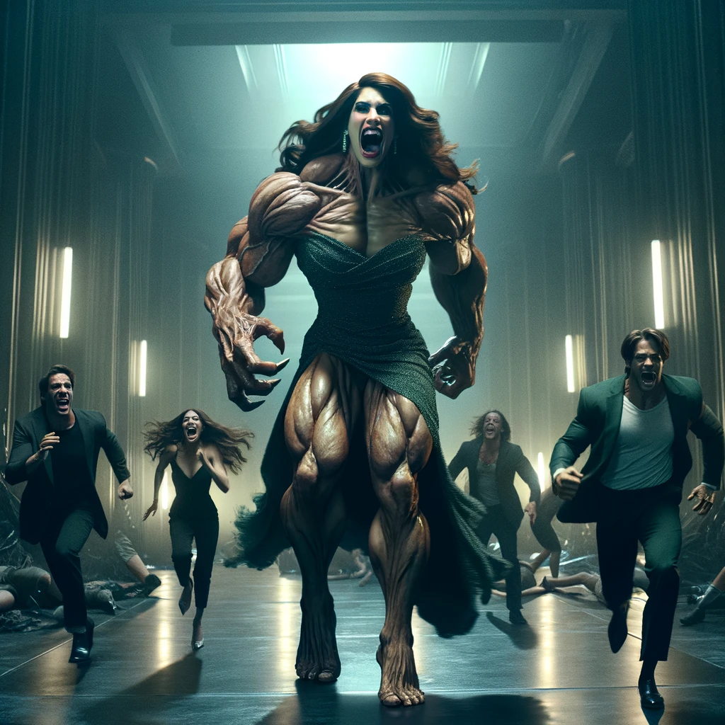 Muscle System Monster Horror Scifi Lady Muscle Monster Transformation 30 by box2440 on DeviantArt