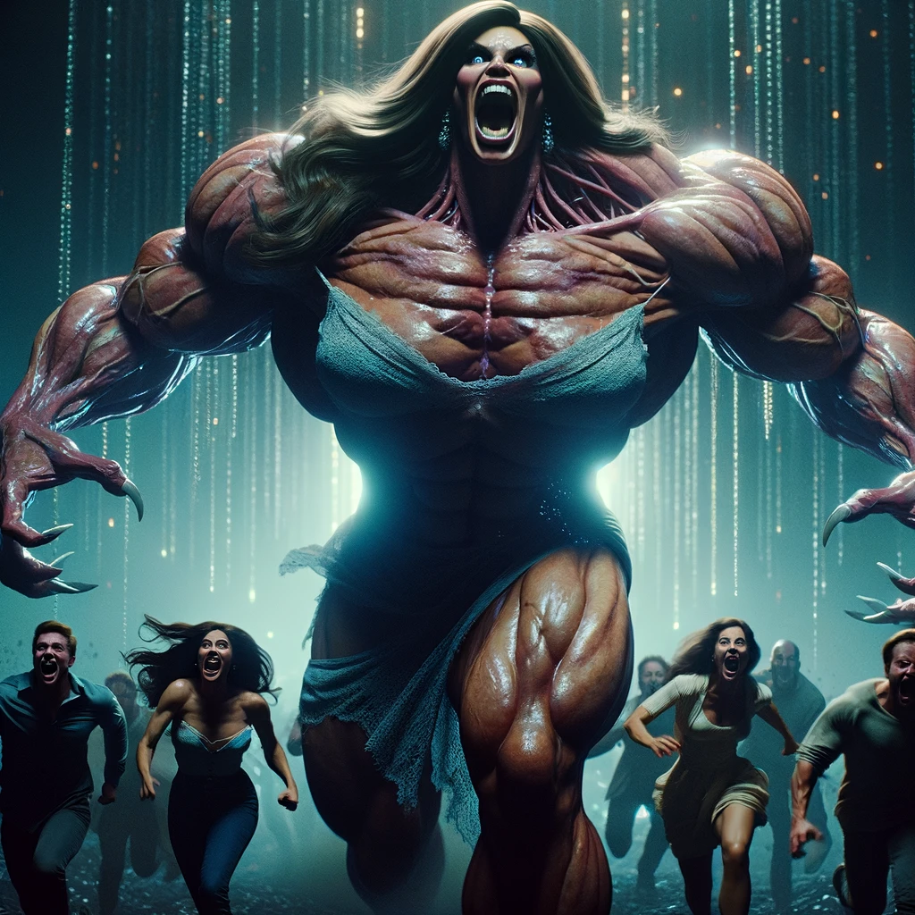 Muscle System Monster Horror Scifi Lady Muscle Monster Transformation 34 by box2440 on DeviantArt