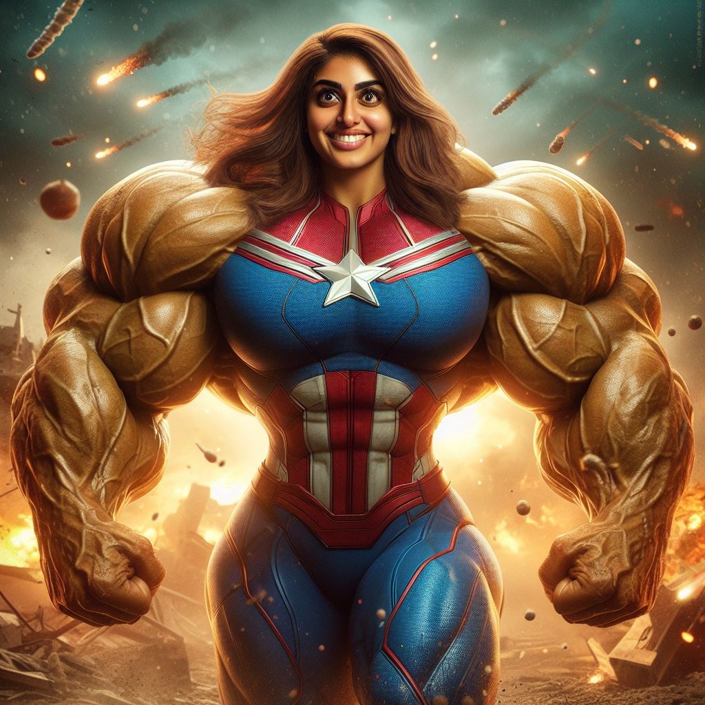 Hyper Muscle Super Lady by box2440 on DeviantArt