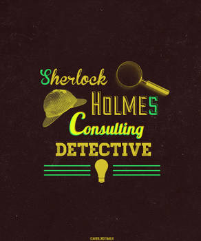 Sherlock Holmes Typography