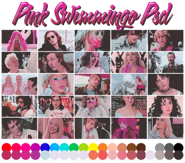 pink swimmingo icon psd