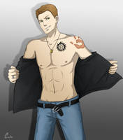 Dean Winchester Pin up