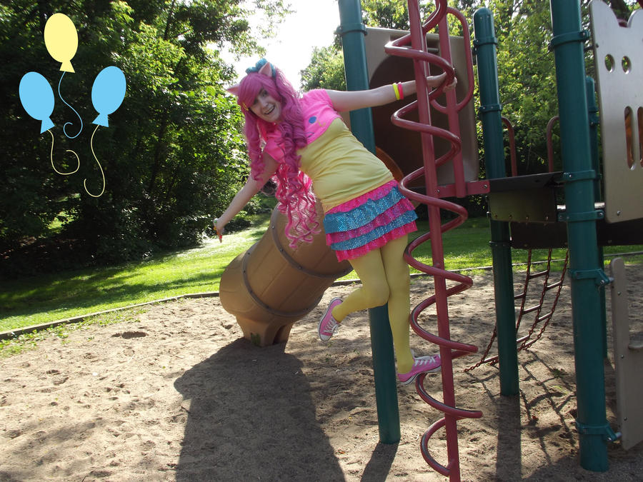 Pinkie at the park