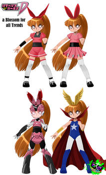 PPGD - Blossom Outfits - Paperdoll