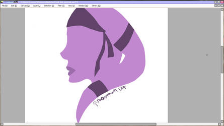 A purple Twi'lek portrait WIP