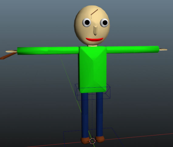 Baldi Tree Model Baldi's Basics Archived: Legacy Baldi Model by AidanAnimatesYT on ...