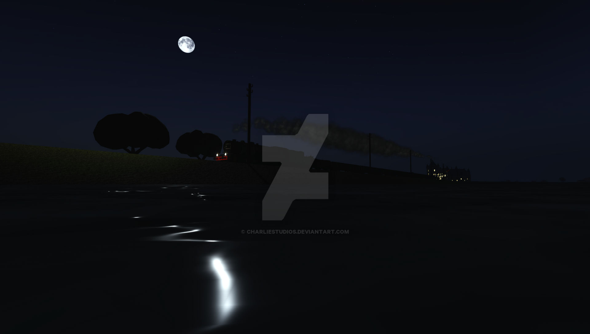 Streamlined: Night Train by CharlieStudios on DeviantArt