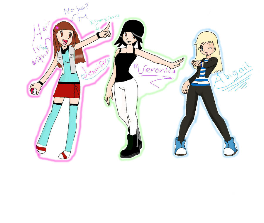 My Pokemon OC Trainers by MagicBlossom on DeviantArt