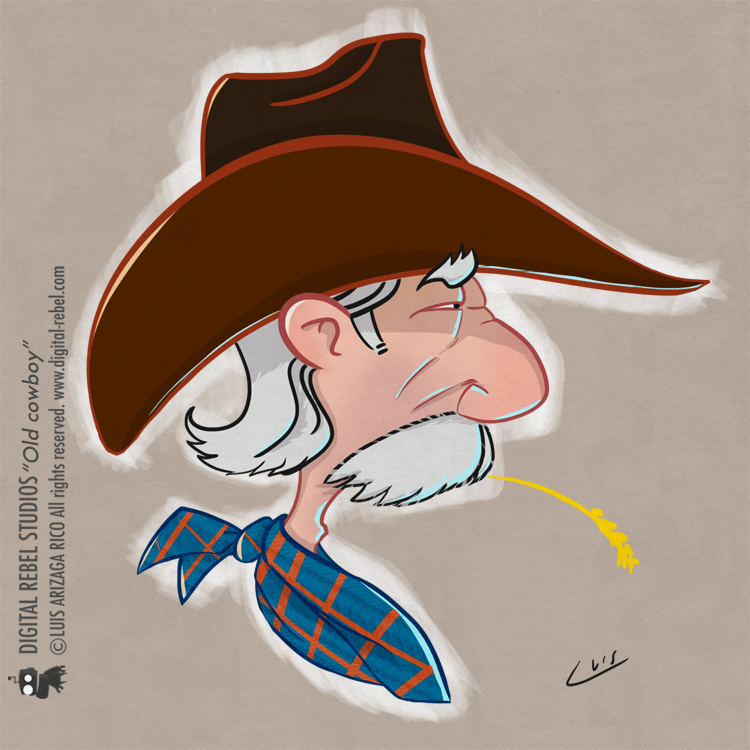 Old cowboy by digitalrebelstudio on DeviantArt