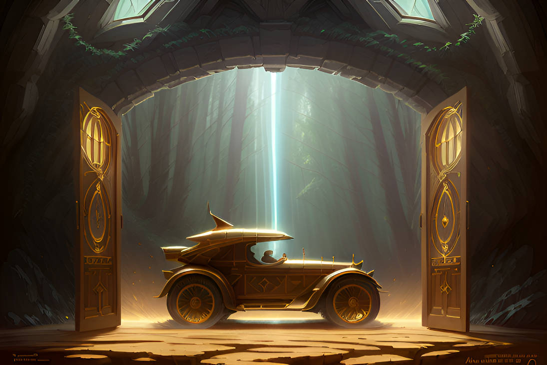 Magical Car Races Magical car waiting for its driver by Gerominow on DeviantArt