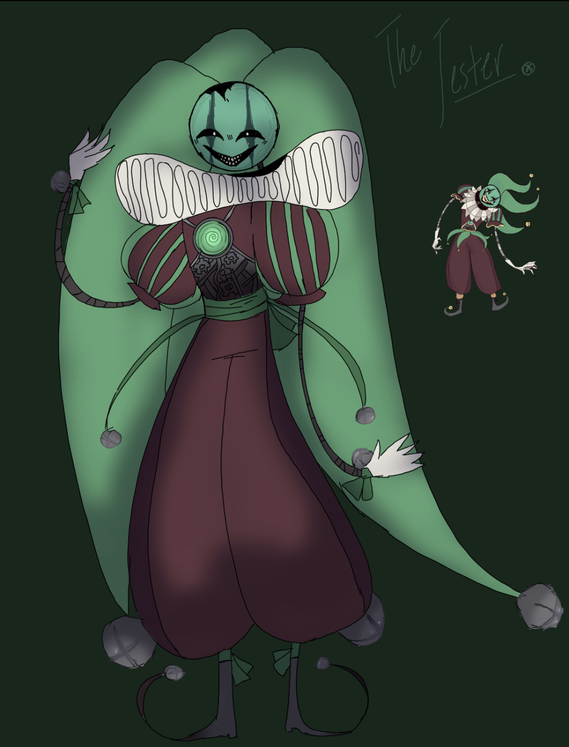 Spring Monster Jester The Jester Redesign by Vespenn on DeviantArt