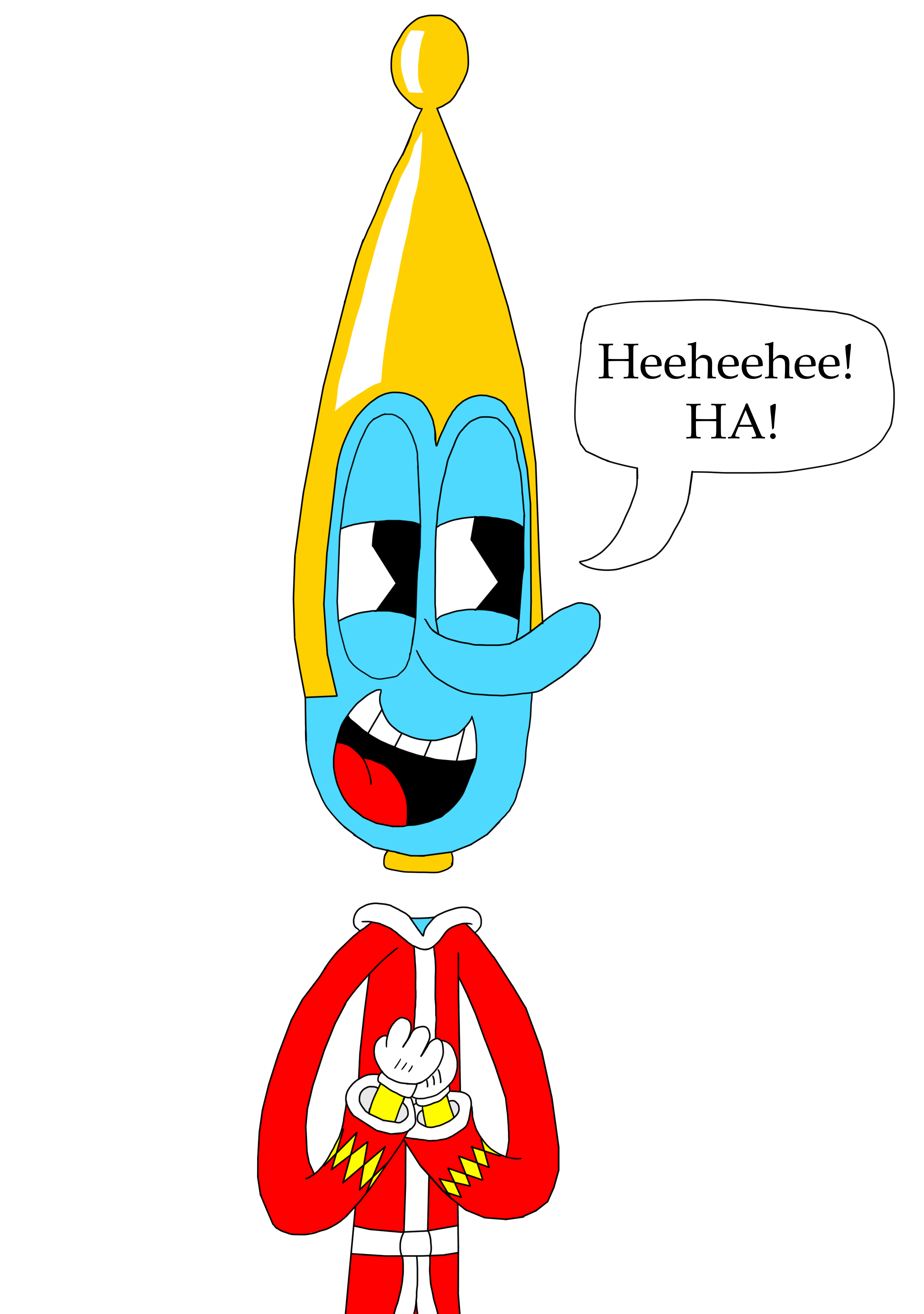 Confused but Giggly Bishop