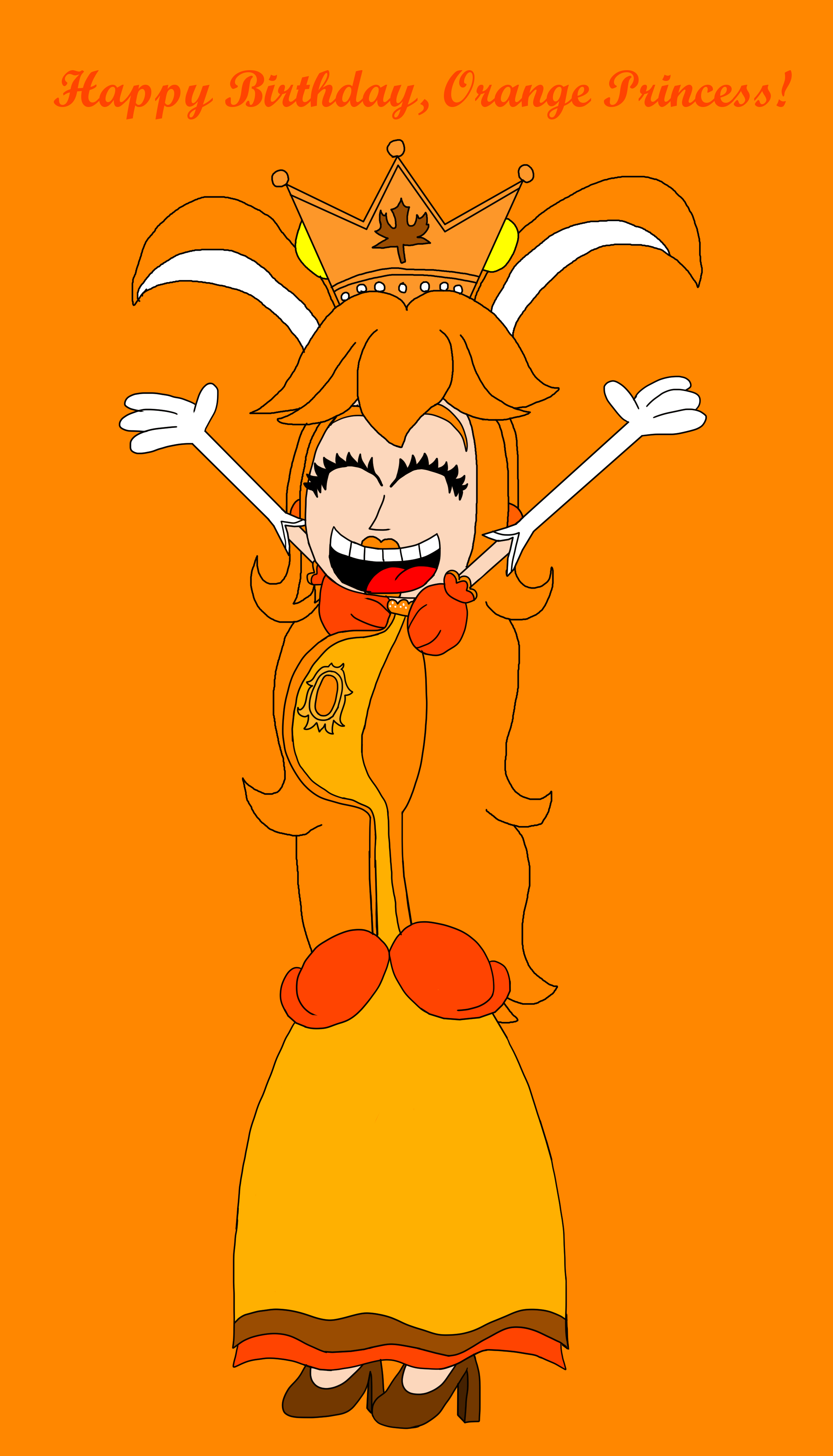 Happy birthday Orange Princess!