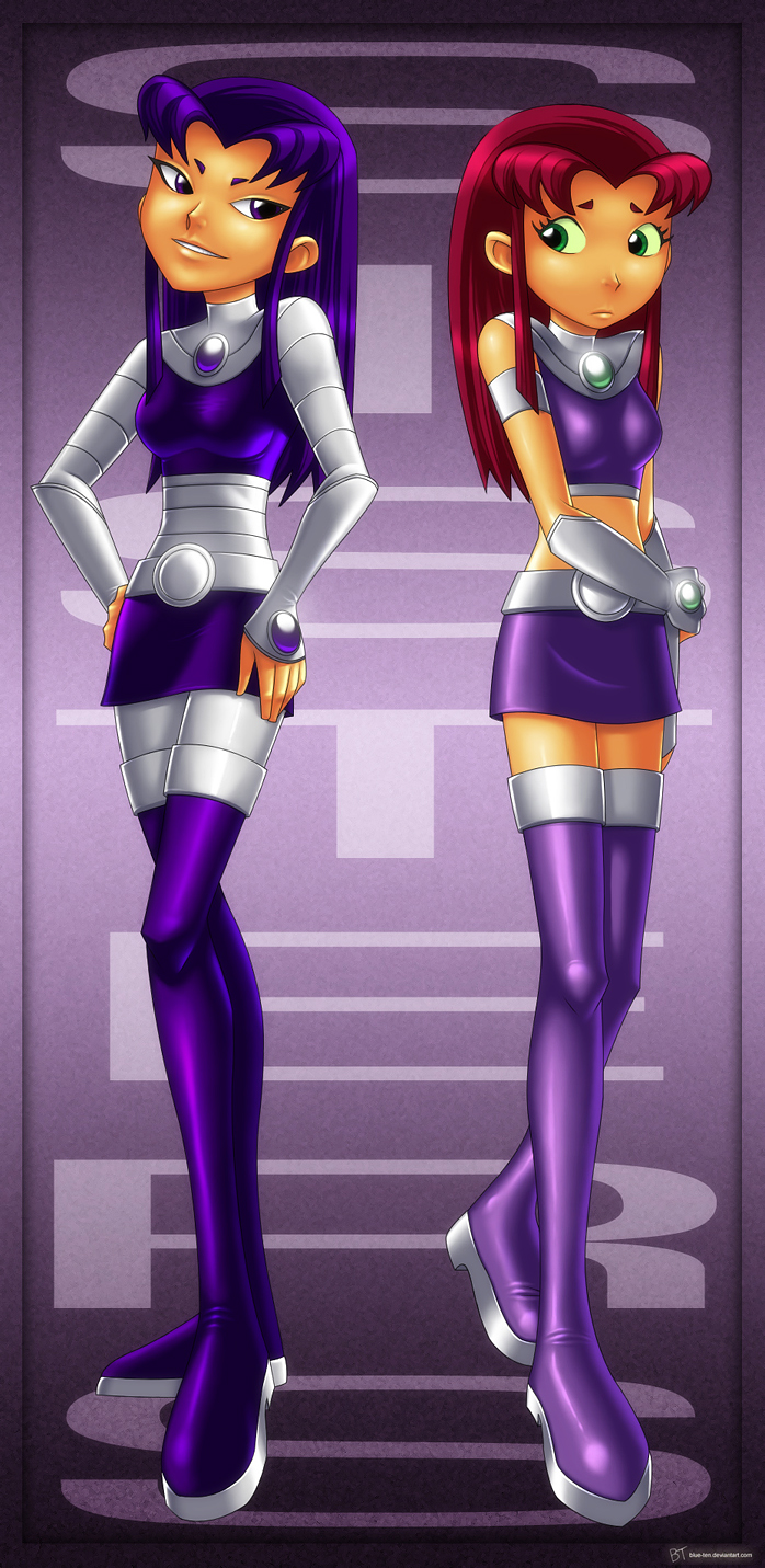 Two Sides Star And Blackfire By Blue Ten On Deviantart