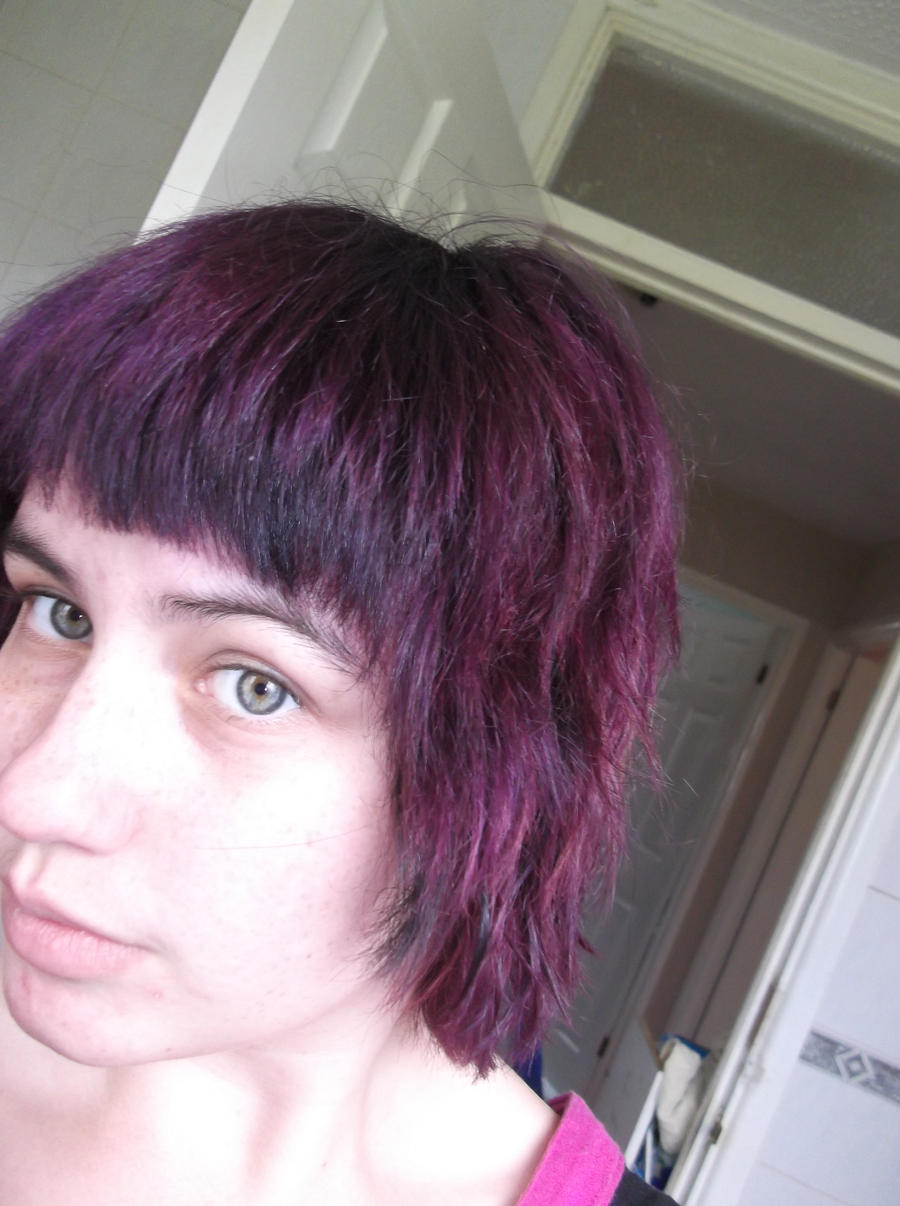 Cyber Purple Hair By A Little Dragon On Deviantart