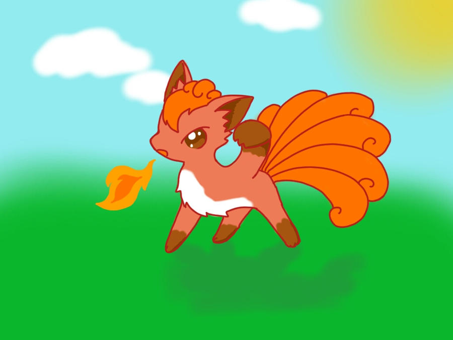 Wild Vulpix! by Eclipsedragon62 on DeviantArt