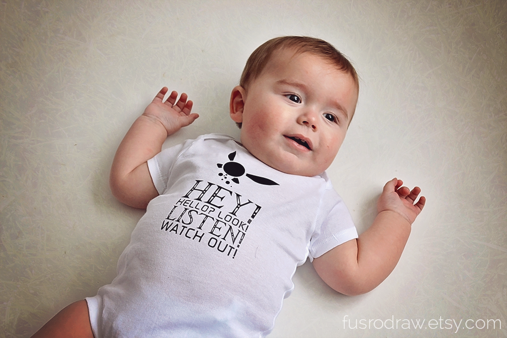 Legend of Zelda Navi Baby Onesie Crafting by theWiredLife on