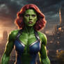 Scarlett Johansson as She Hulk 