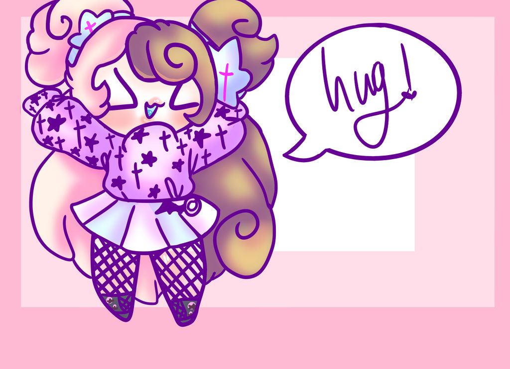 chibi hug ych for springtheCatlover by IloveEhlm on DeviantArt