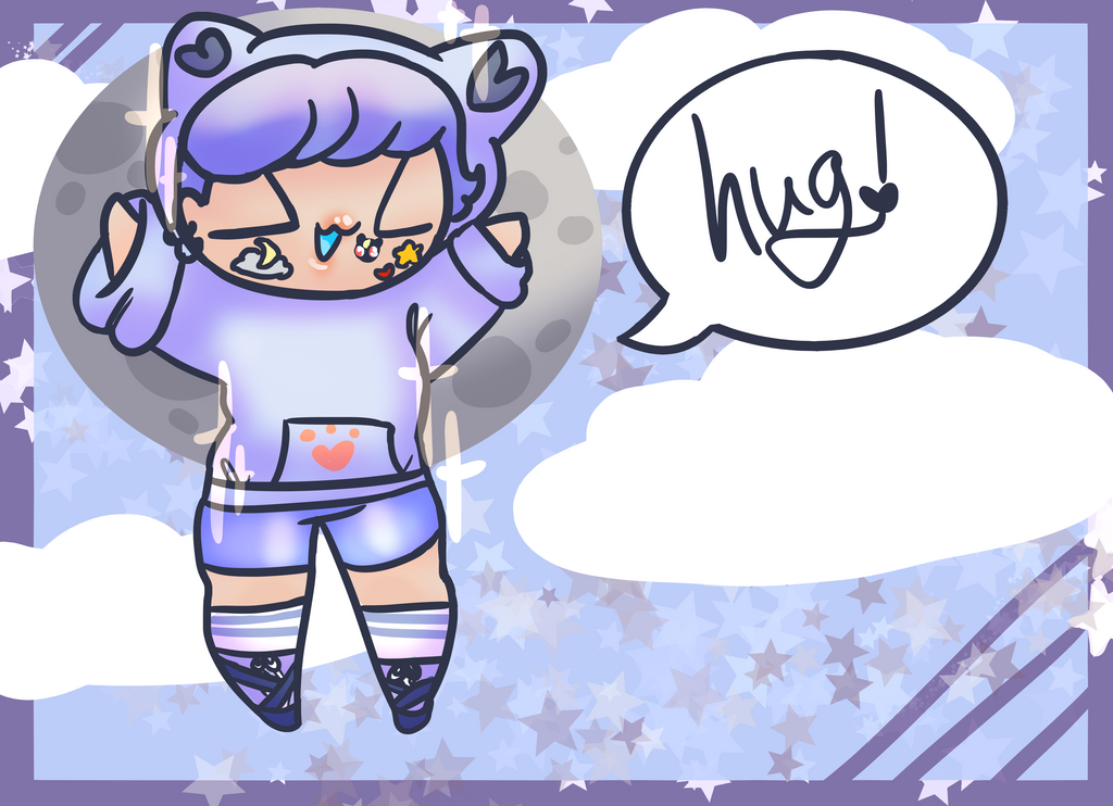 chibi hug ych for ThisisADOPTABLES by IloveEhlm on DeviantArt