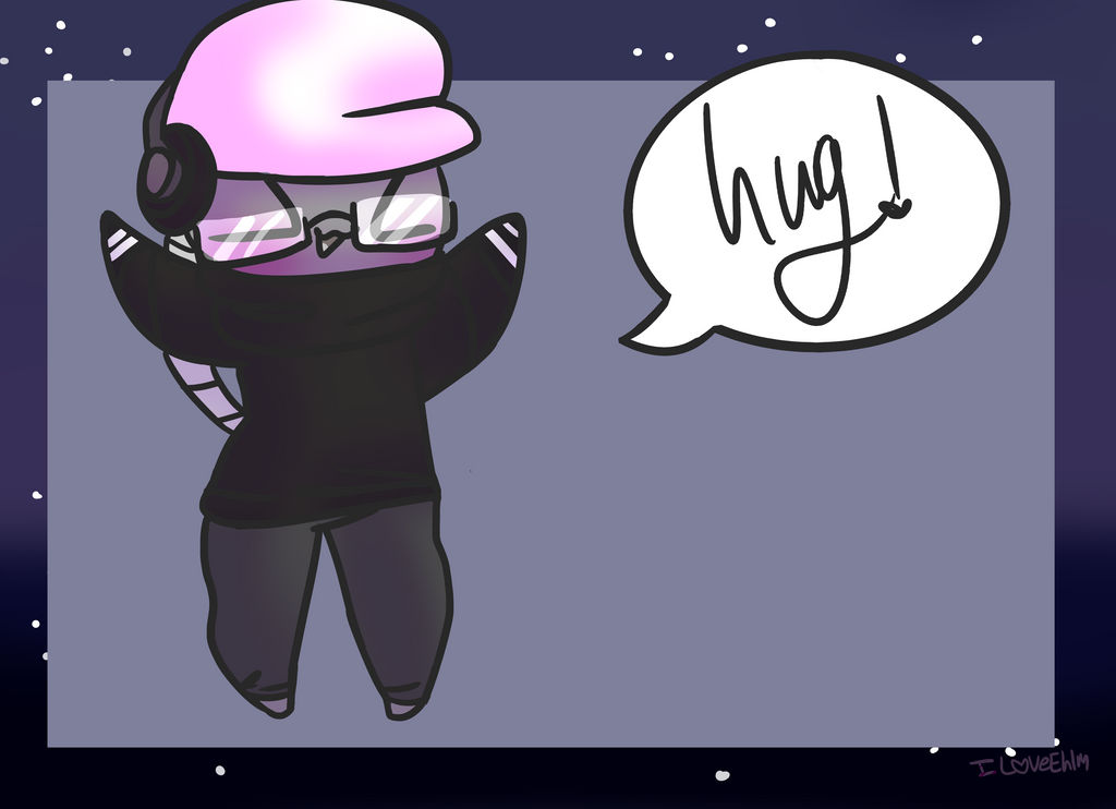 Chibi Hug Ych For LycanNekimaya by IloveEhlm on DeviantArt