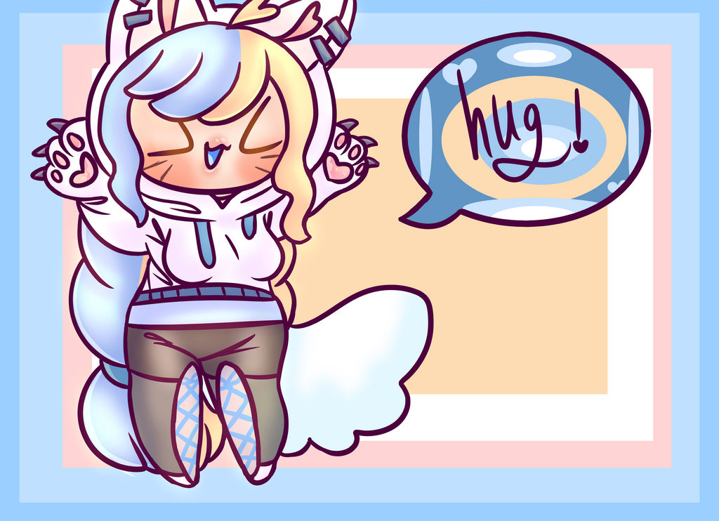 chibi hug ych 2 for WestleyDraws by IloveEhlm on DeviantArt