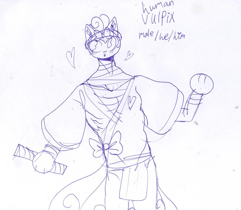 Vulpix human Vulpix by IloveEhlm on DeviantArt