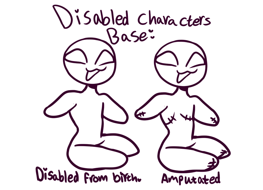 Legless Character Base Disabled characters base for 98 points for each by IloveEhlm on DeviantArt