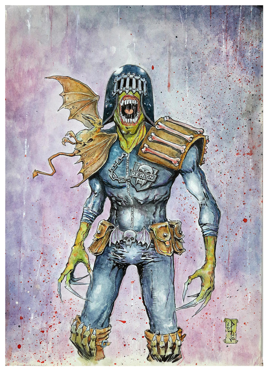 Judge Death by doodlepistol on DeviantArt