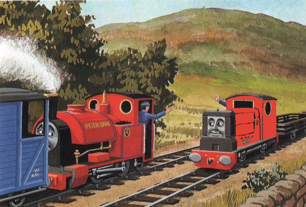 Rusty Rails Animated Train If Rusty Was Painted Red In The Railway Series by Billy19TheYoutuber on ...