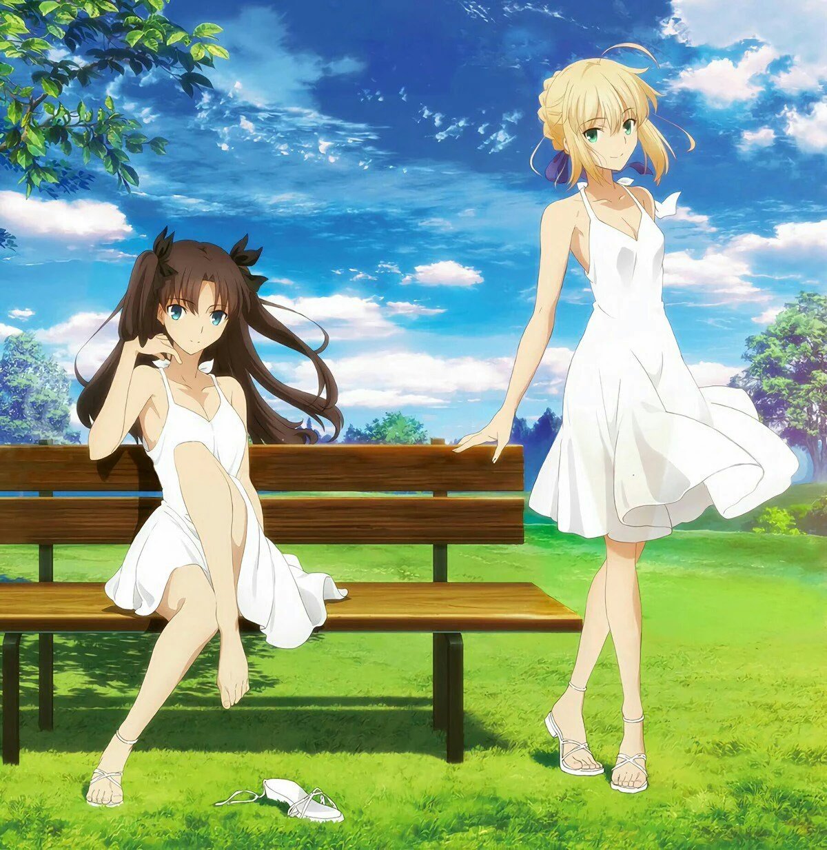 Saber Vs Rin Fate: Rin and Saber 01 by dgrhj on DeviantArt
